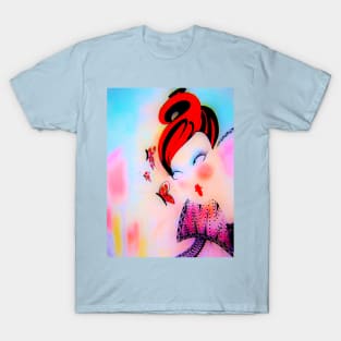 TULIPS AND BUTTERFLIES ,,,,House of Harlequin T-Shirt